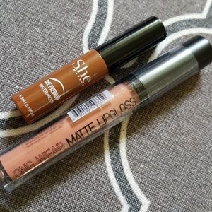 Matte lipgloss & dye eyebrows waterproof